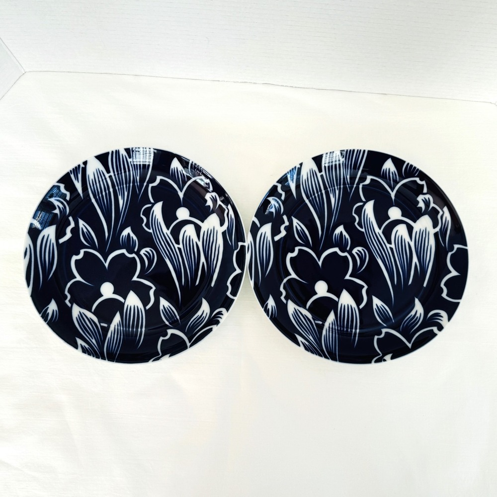 Block Bidasoa Espana VARIANCE Set of 2 Salad Plates 8 Inch